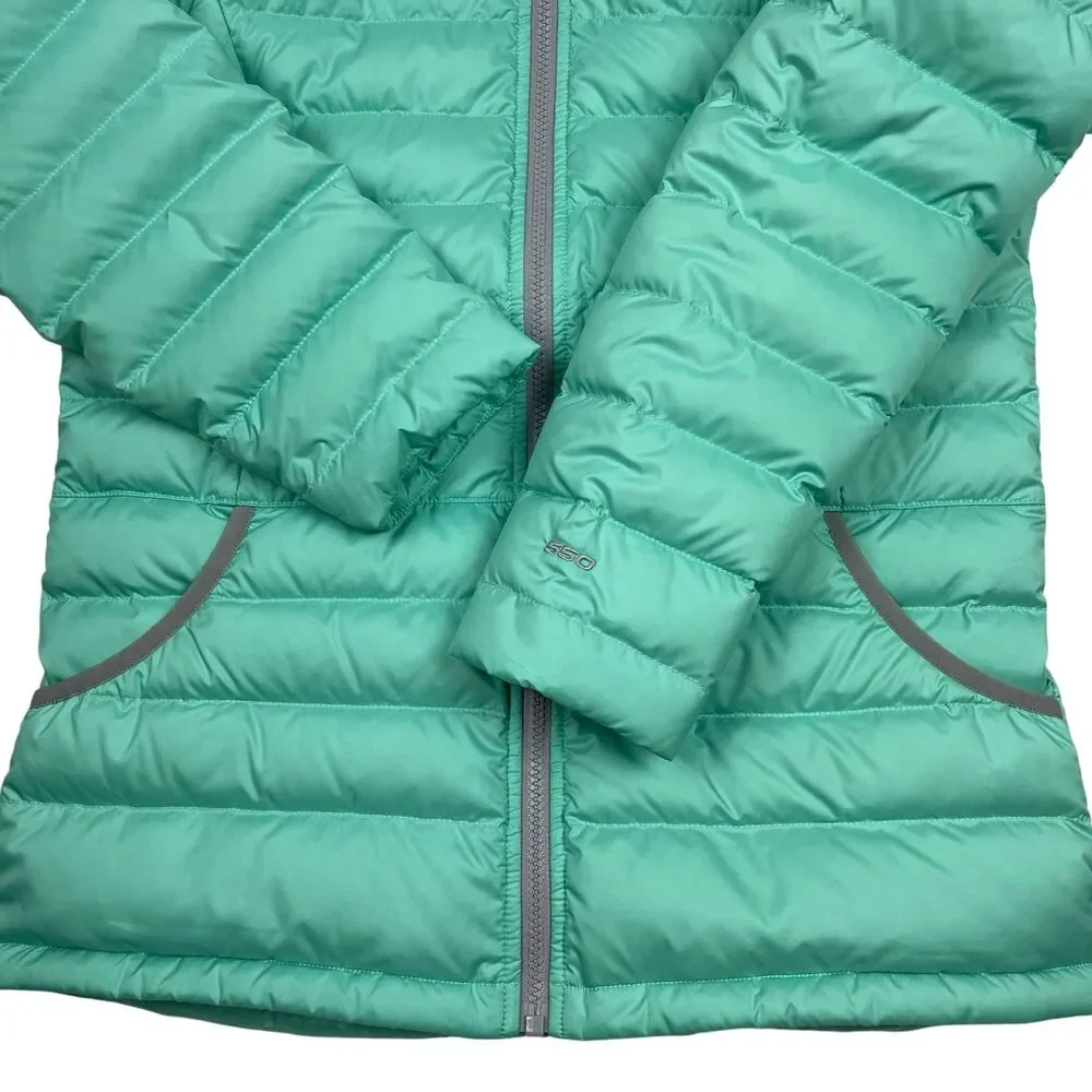 The North Face Girls Triclimate Jacket XL 3 in 1 Mint Green Grey Down Puffer - Picture 10 of 16